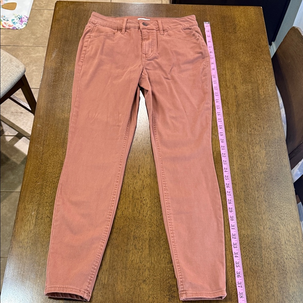Maurices Ankle Cropped Jeans in Terracotta